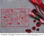 Love miniature - cross stitch pattern - by Agnès Delage-Calvet (zoom 2)
