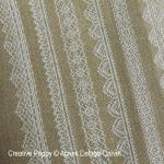 Agnès Delage-Calvet - White Lace Square & Borders zoom 3 (cross stitch chart)