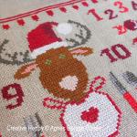 Agnès Delage-Calvet - Santa\'s baking - Advent calendar zoom 2 (cross stitch chart)