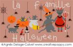 We\'re a spooky family! - cross stitch pattern - by Agnès Delage-Calvet (zoom 2)