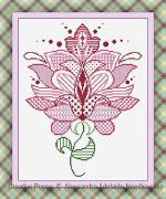 Alessandra Adelaide Needleworks - Fiore 5 zoom 2 (cross stitch chart)