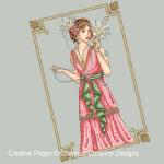 Shannon Christine Designs - Art Deco Lady zoom 2 (cross stitch chart)