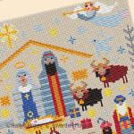 Riverdrift House - Christmas Nativity zoom 4 (cross stitch chart)