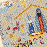 Riverdrift House - Christmas Nativity zoom 1 (cross stitch chart)