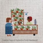 Samanthapurdyneedlecraft - Coffee and plant cart zoom 2 (cross stitch chart)
