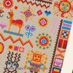 Riverdrift House - Inca Sampler zoom 4 (cross stitch chart)