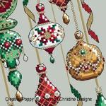 Shannon Christine Designs - Jeweled Baubles zoom 2 (cross stitch chart)