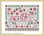 Riverdrift House - Little Merry Christmas zoom 4 (cross stitch chart)
