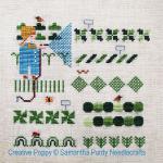 Samanthapurdyneedlecraft - Vegetable Garden zoom 3 (cross stitch chart)