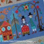 Barbara Ana Designs - A New World - Part 4: A visit to Town zoom 3 (cross stitch chart)