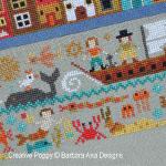 Barbara Ana Designs - A New World - Part  5: Over the Seas zoom 2 (cross stitch chart)