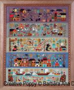 Barbara Ana Designs - A New World - Part  5: Over the Seas zoom 5 (cross stitch chart)