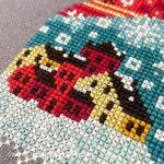 Barbara Ana Designs - Christmas cat, zoom 3 (Cross stitch chart)