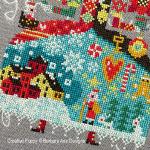 Barbara Ana Designs - Christmas cat, zoom 4 (Cross stitch chart)