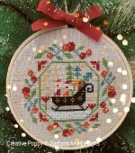 Barbara Ana Designs - Christmas Ride, zoom 2 (Cross stitch chart)