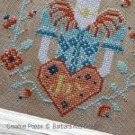 Barbara Ana Designs - Deer Joy zoom 2 (cross stitch chart)