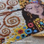 Barbara Ana Designs - Dreaming of Klimt, zoom 2 (Cross stitch chart)