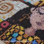 Barbara Ana Designs - Dreaming of Klimt, zoom 3 (Cross stitch chart)