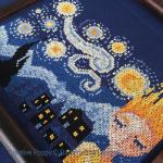Barbara Ana Designs - Dreaming of Van Gogh, zoom 4 (Cross stitch chart)