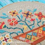 Barbara Ana Designs - Flowers from the Sea zoom 2 (cross stitch chart)