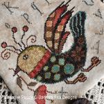 Barbara Ana Designs - Funky Bird zoom 1 (cross stitch chart)