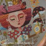 Barbara Ana Designs - She mad Hatter Dreams, zoom 5 (Cross stitch chart)