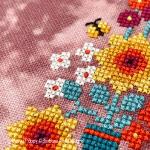 Barbara Ana Designs - Spring Cat, zoom 4 (Cross stitch chart)