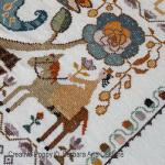 Barbara Ana Designs - Portuguese Bird Sampler zoom 2 (cross stitch chart)