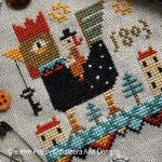 Barbara Ana Designs - Rooster Ride zoom 1 (cross stitch chart)