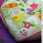 Spring Biscornu - cross stitch pattern - by Barbara Ana Designs (zoom 1)