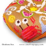 Summer Biscornu - cross stitch pattern - by Barbara Ana Designs (zoom 1)