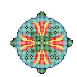 Oriental inspiration - cross stitch pattern - by Monique Bonnin (zoom 2)