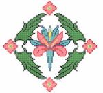 Oriental inspiration - cross stitch pattern - by Monique Bonnin (zoom 3)