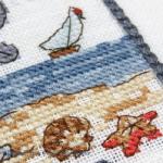Faby Reilly Designs - Anchored in the Sand  - Quick Challenge: Chainstitch, zoom 3 (Needleworkchart)