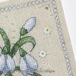 Faby Reilly Designs - Anthea - January - Snowdrops zoom 2 (cross stitch chart)
