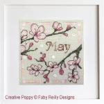 Faby Reilly Designs - Anthea - May Blossoms, zoom 3 (Needlework chart)