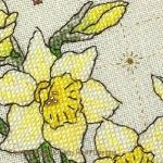 Faby Reilly Designs - Anthea - March Daffodils, zoom 1 (Needlework chart)