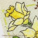 Faby Reilly Designs - Anthea - March Daffodils, zoom 2 (Needlework chart)