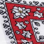 Faby Reilly Designs - Assisi Holly & Poinsettia - Quick Challenge: Assisi Stitch, zoom 2 (Needleworkchart)