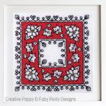 Faby Reilly Designs - Assisi Holly & Poinsettia - Quick Challenge: Assisi Stitch, zoom 4 (Needleworkchart)