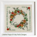 Faby Reilly Designs - Autumn Wreath, zoom 4 (Needlework chart)