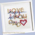 Faby Reilly Designs - Love You Dad - Quick Challenge: Hardanger basics, zoom 4 (Needleworkchart)
