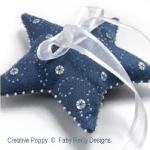 Faby Reilly Designs - Let it Snow - Star Ornament zoom 4 (cross stitch chart)