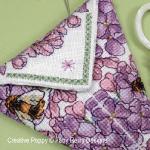 Faby Reilly Designs - Lilac Scissor Case and Fob zoom 4 (cross stitch chart)