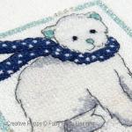 Faby Reilly Designs - Navy & Mint Frames ( 4 designs) zoom 1 (cross stitch chart)