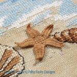 Faby Reilly Designs - Stroll on the Beach - Quick challenge: woven picot stitch, zoom 1 (Needlework chart)
