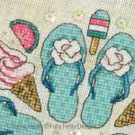 Faby Reilly Designs - Summer Dreams Mandala zoom 2 (cross stitch chart)