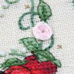 Faby Reilly Designs - Summer Wreath, zoom 2 (Needlework chart)