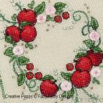 Faby Reilly Designs - Summer Wreath, zoom 3 (Needlework chart)