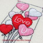 Faby Reilly Designs - Valentine Balloons - Quick Challenge: Whipped Backstitch, zoom 1 (Needleworkchart)